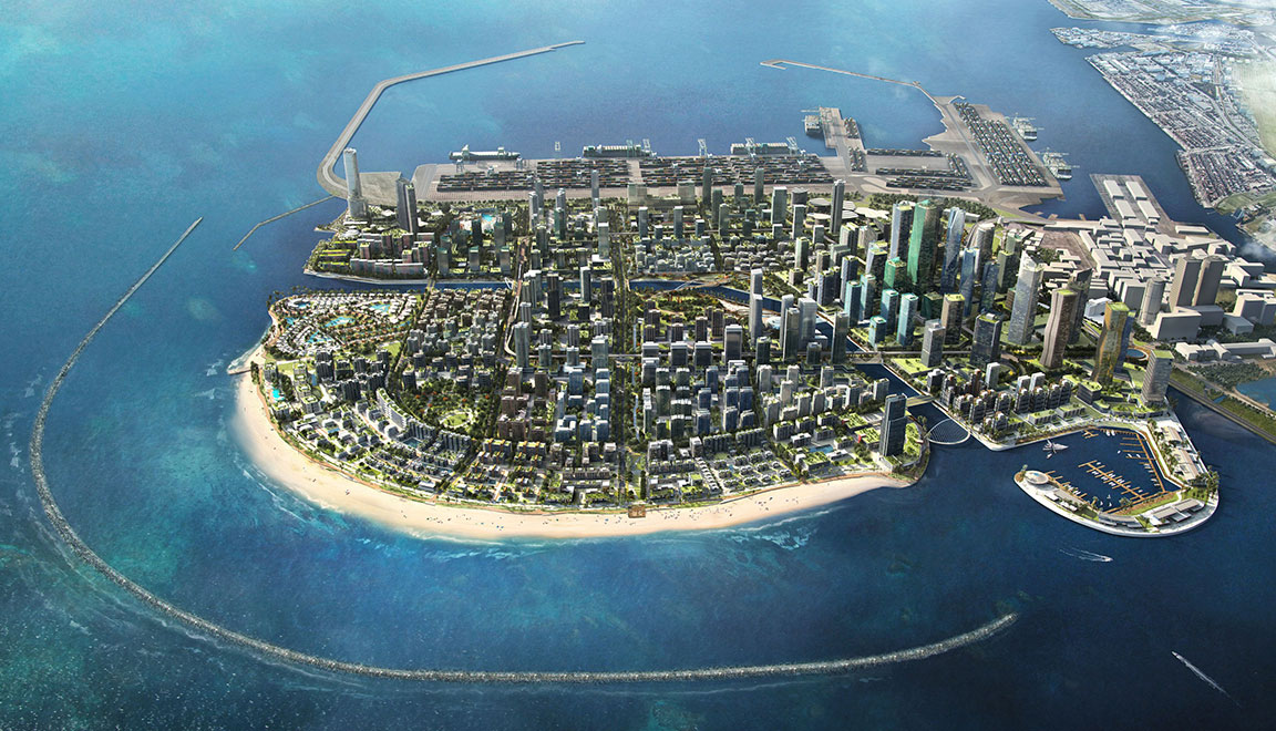 斯里蘭卡科倫坡港口城發(fā)展項目一期工程