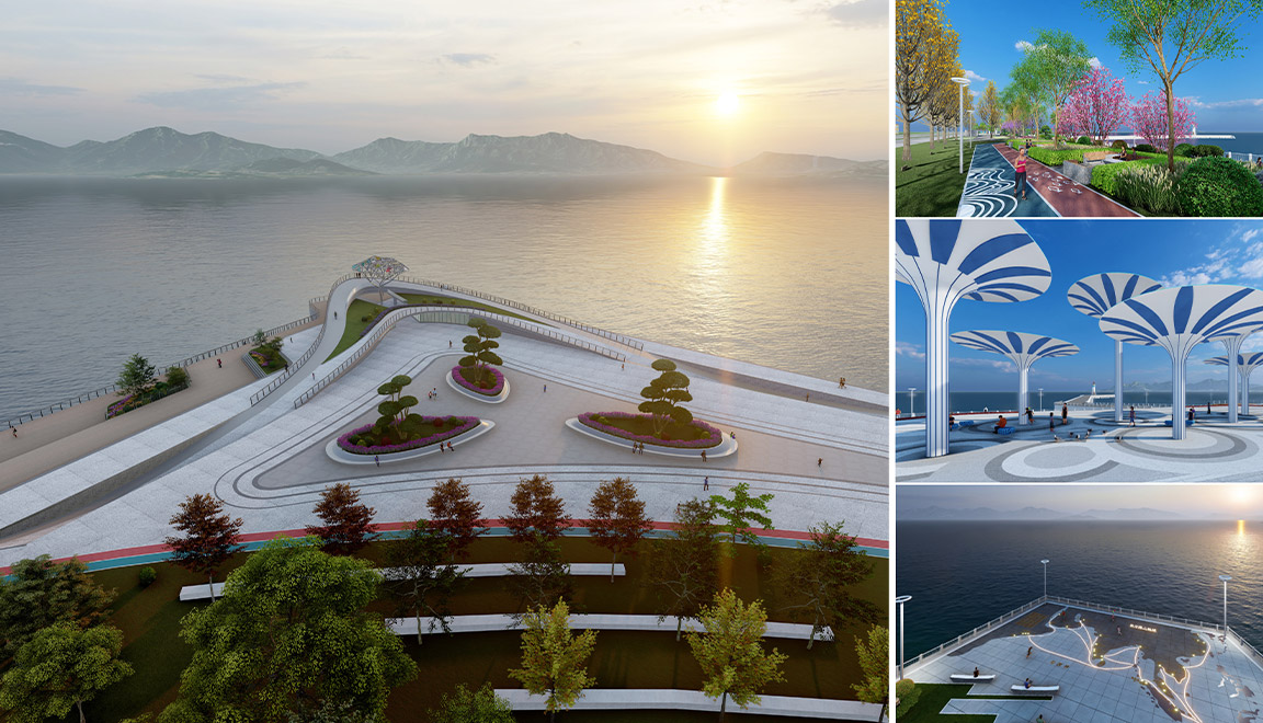 青島小島灣北岸海岸帶綜合整治工程及二期工程