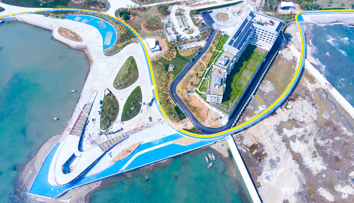 小島灣北岸海岸帶綜合整治工程及二期工程