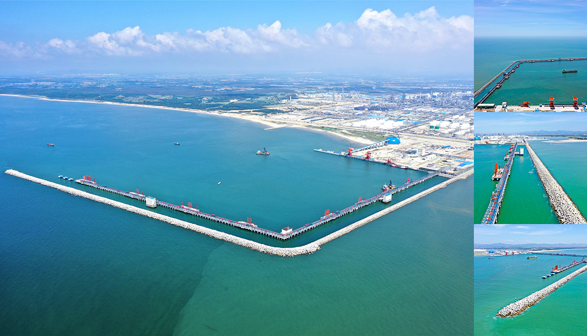 廣東石化2000萬噸年重油加工工程產品碼頭工程EPC項目防波堤工程