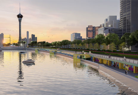 匠心筑城 | 澳門雅文湖畔，葡韻水岸煥新生 